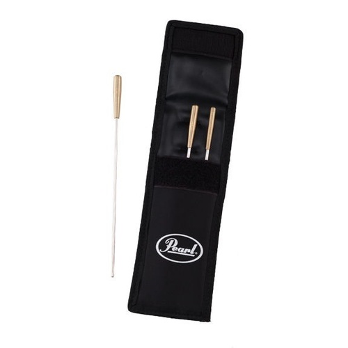 Pearl Triangle Elite Concert Beaters W/ Case (3 Total)