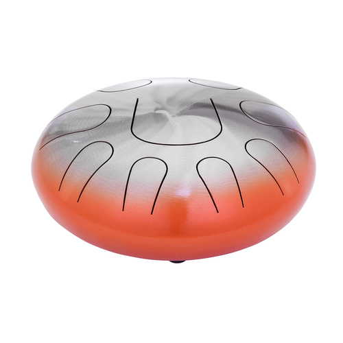 Pearl Awakening 9 NoteTongue Drum In C Lydian, #690 Natural Orange Burst 