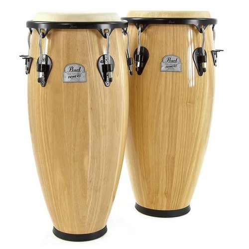 Pearl Primero Series Conga Pair 10" & 11" Without Stand - Natural Finish