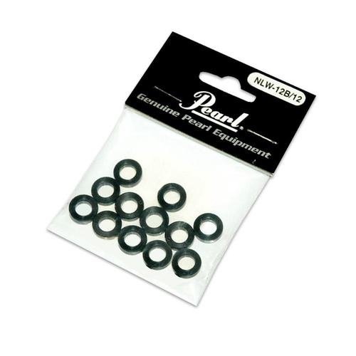 Pearl NLW-12B/12 Black Nylon Washers – 12 Pack