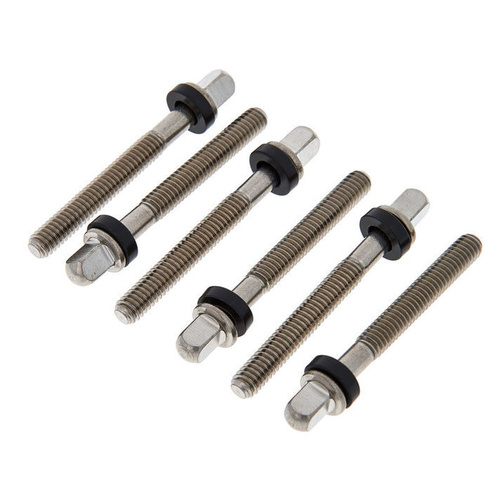Pearl M5.8 x 52mm Stainless Steel Tension Rod W/ Washers - 6PK