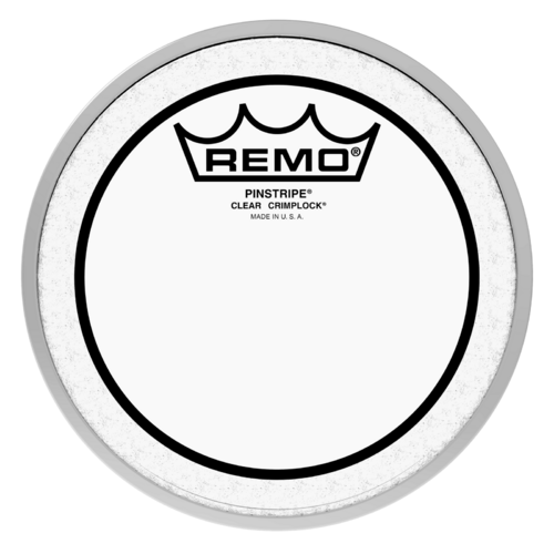 Remo 6" Pinstripe Clear Crimplock Tenor Drum Head