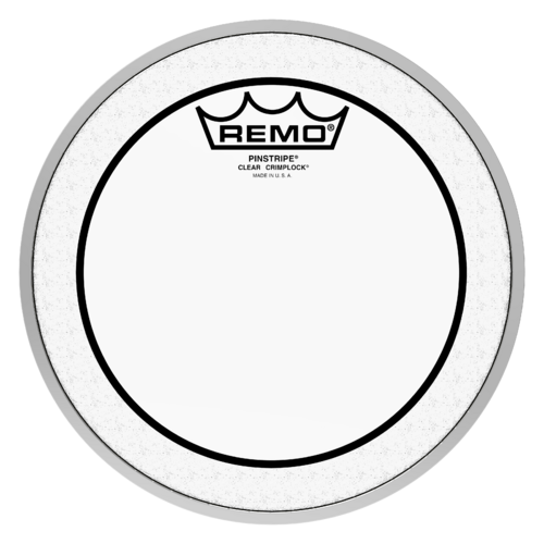 Remo 8" Pinstripe Clear Crimplock Tenor Drum Head