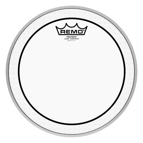 Remo 10" Pinstripe Clear Crimplock Tenor Drum Head