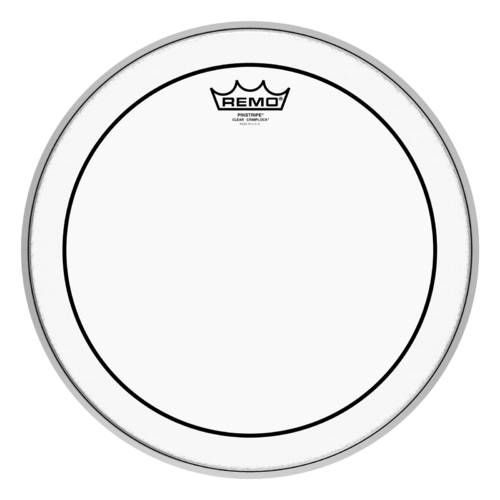 Remo 14" Pinstripe Clear Crimplock Tenor Drum Head