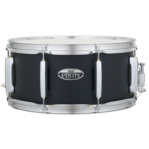 Pearl 14" x 6.5" Modern Utility Maple Snare Drum - Black Ice Finish