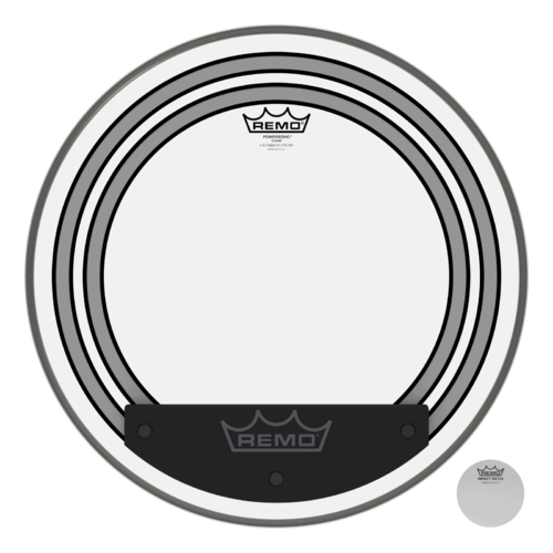 Powersonic® Clear Bass Drumhead, 18"