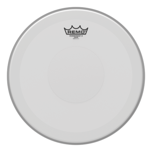 Remo 14" Powerstroke P3 X Coated Drum Head - Coated Top Clear Dot