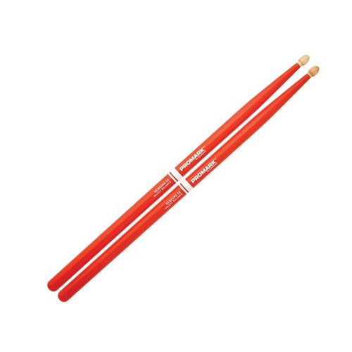 Promark Rebound 565 Painted Hickory 5A Drumsticks - Orange