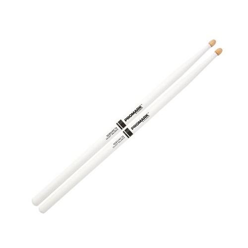 Promark Rebound 565 Painted Hickory 5A Drumsticks - White