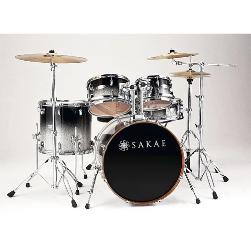 SAKAE ROAD ANEW 5 PIECE KIT 22" BLK SILVER FADE