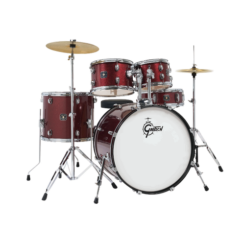 Gretsch Renegade 5-Piece Drum Kit w/Hardware+Cymbals - Ruby Sparkle