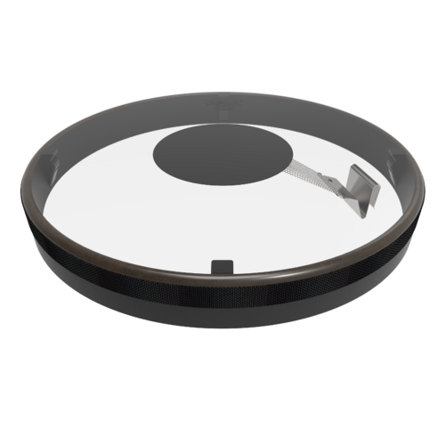 Remo 13" Rhythm Lid Controlled Sound Drumhead - Clear, Snare Kit