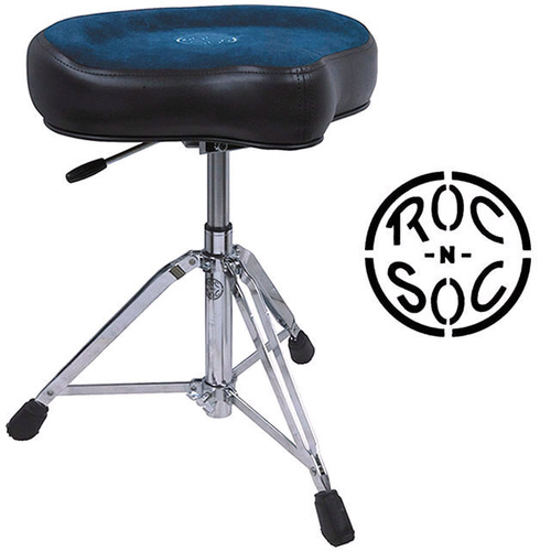 Roc-N-Soc Drum Throne - Nitro Rider W/ Original Blue Seat