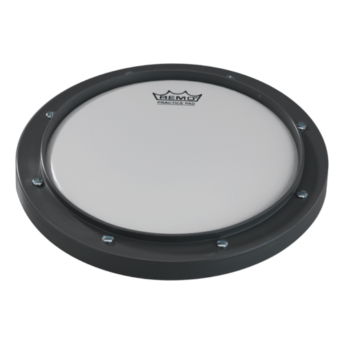 Practice Pad™ - Tunable, Grey, Ambassador® Coated Drumhead, 8"