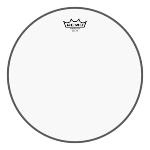 Ambassador® Clear Snare Side No Collar Drumhead, 14"