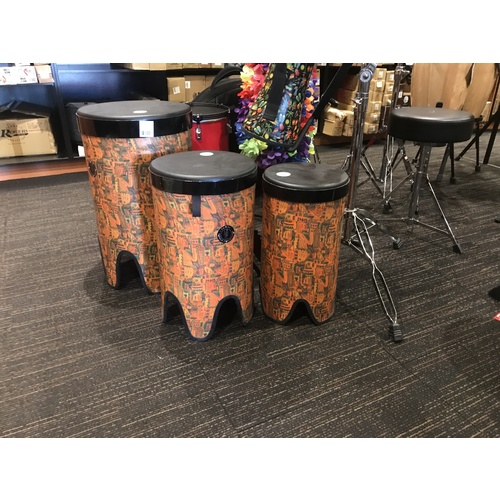 SAMBA BASS DRUM NAPPA POP OFF HAPPY SET OF 3
