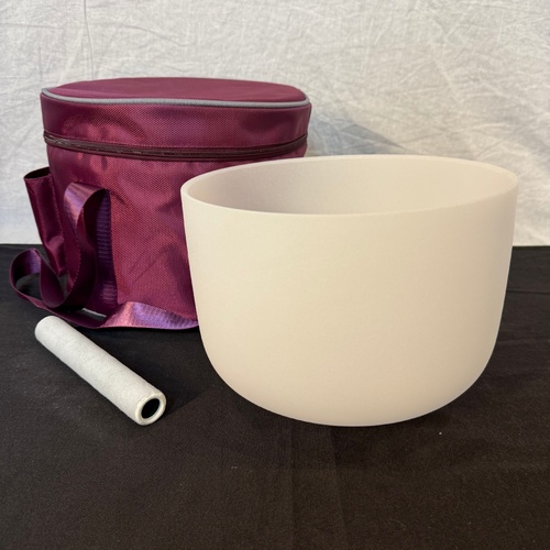 10" Crystal Singing Bowl E 432 Hz