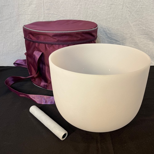 12" Crystal Singing Bowl C 432Hz