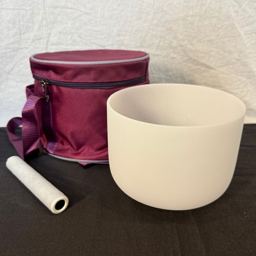 8" Crystal Singing Bowl G 432Hz