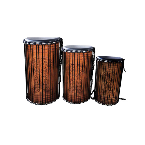 SWP African Dun Dun Set of Three Drums