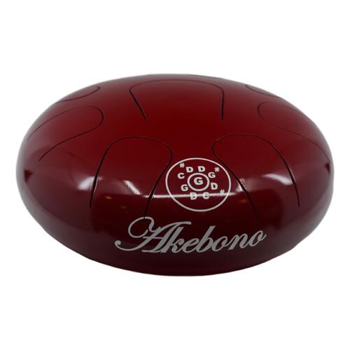 Happy Steel Tongue Drum 9 Note Akebono Red