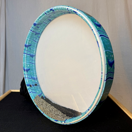 SWP 14" Double Ocean Wave Drum - Dolphin Design