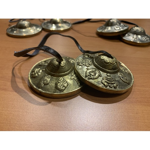 Tingsha Bells 2.6" Brass