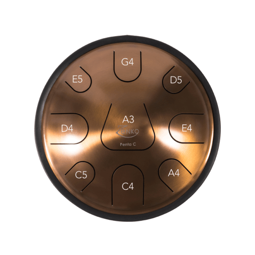 Zenko Pentatonic Metal Pan Hang Drum in C 9 Notes