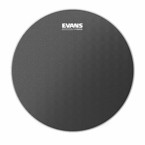 Evans Hybrid Grey Marching Snare Drum Head, 13"