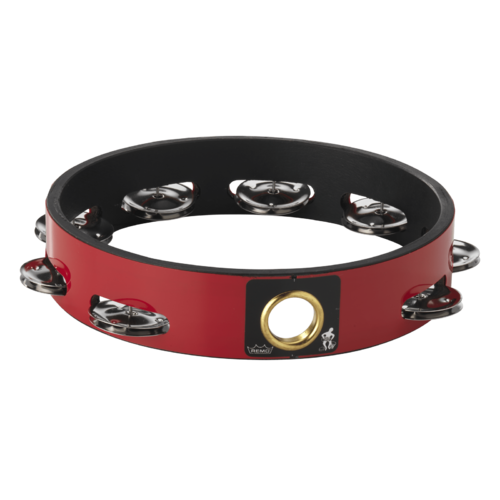 Remo Headless Tambourine - Quadura® Deep Red, 8"