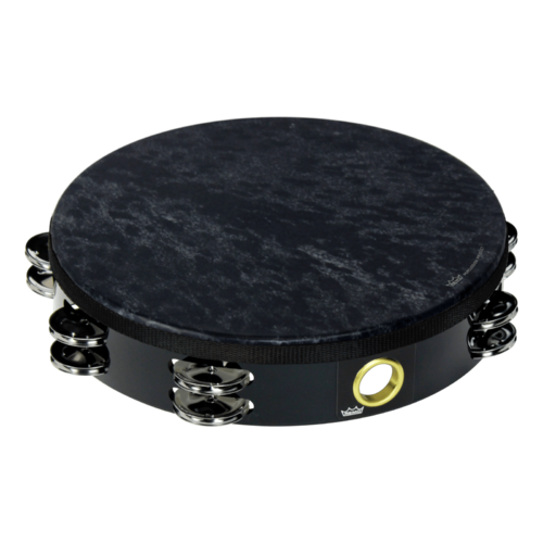 Remo 10" Wild Tambourine - Skyndeep Black