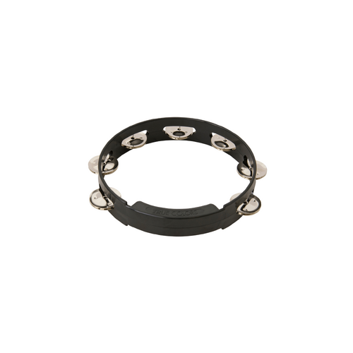 True Color 8 Inch Tambourine - Black