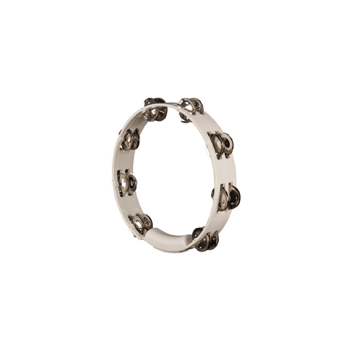 True Colors 10″ Tambourine - White