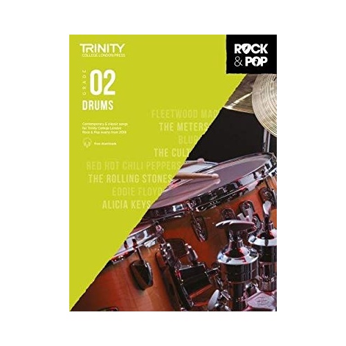 Trinity Rock & Pop Drums Grade 2 2018
