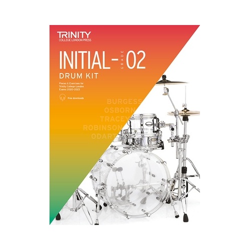 Trinity Drum Kit Exam Pieces & Exercises 2020-23 Initial-Grade 2