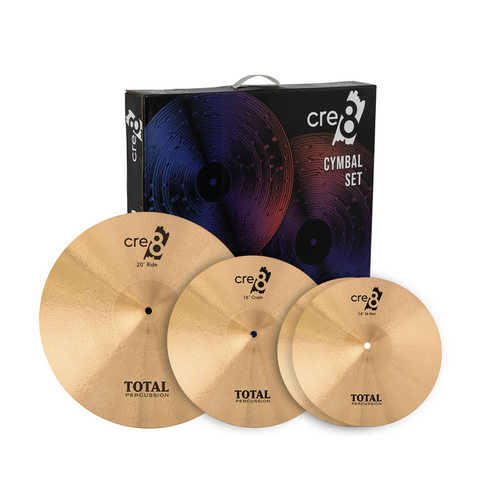 Total Percussion CRE8 Cymbal Set 14" 16" 20"