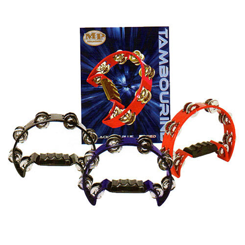 Mano 1/2 Moon Tambourine - Blue