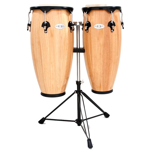 Toca 10 & 11" Synergy Series Wooden Conga Set in Natural