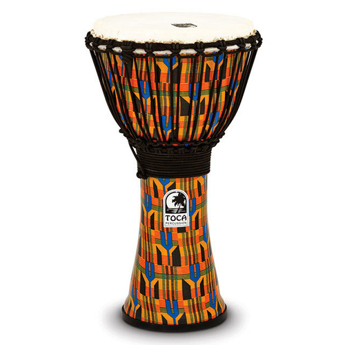TOCA 10" Freestyle Ropetune Djembe - Kente
