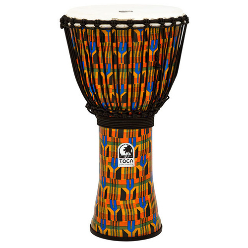 TOCA 12" Freestyle Ropetune Djembe - Kente