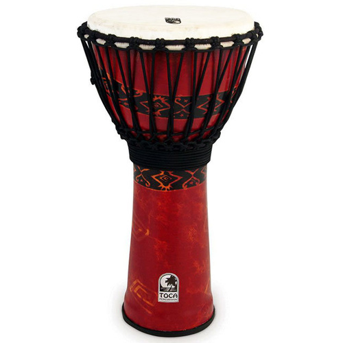 TOCA 12" Freestyle Ropetune Djembe - Bali Red