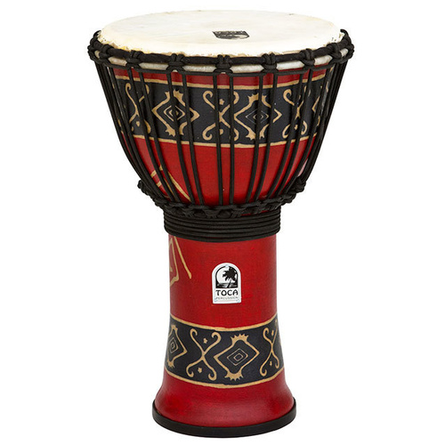 TOCA 9" Freestyle Ropetune Djembe - Bali Red