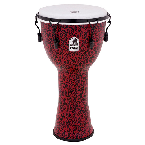 Toca Freestyle 2 Series Mech Tuned Djembe 12" in Red Mask