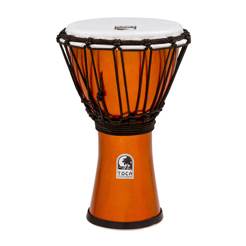  Toca Freestyle Colorsound Series Djembe 7" in Metallic Orange
