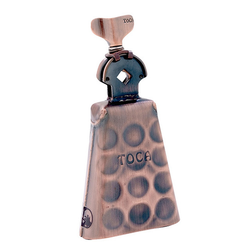 Toca Pro Line Hi-Rut Cowbell in Black Copper with Mount
