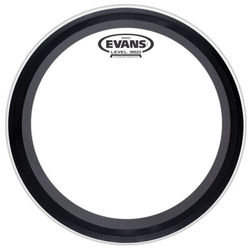 Evans EMAD Clear Tom Hoop Drum Head, 16"