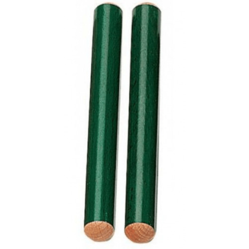 Coloured 6" Classroom Claves Green