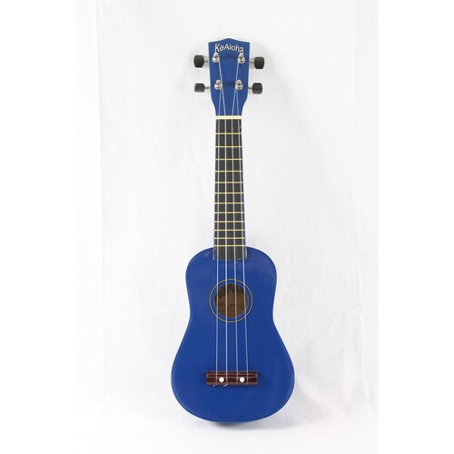 Kealoha Coloured (Kids) Soprano Ukulele - Blue