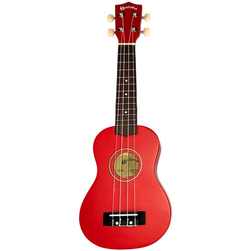 Kealoha Coloured (Kids) Soprano Ukulele - Red